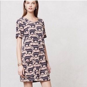 Anthropologie Maeve Zola Bear Tunic Dress sz 0